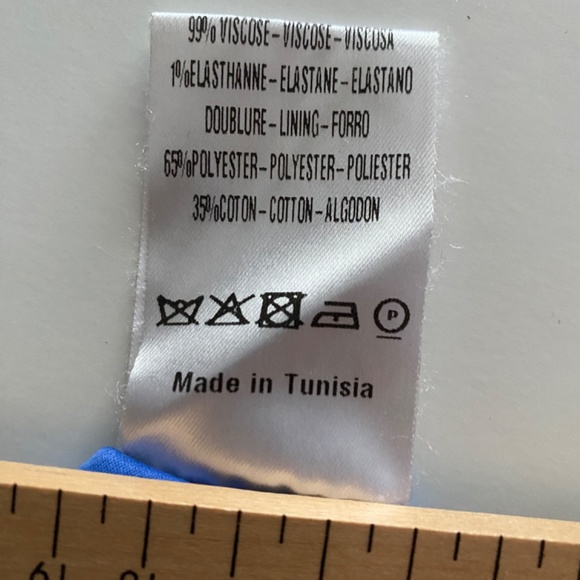 Sandro Dress, Blue, Designer Size 3 - Picture 10 of 15